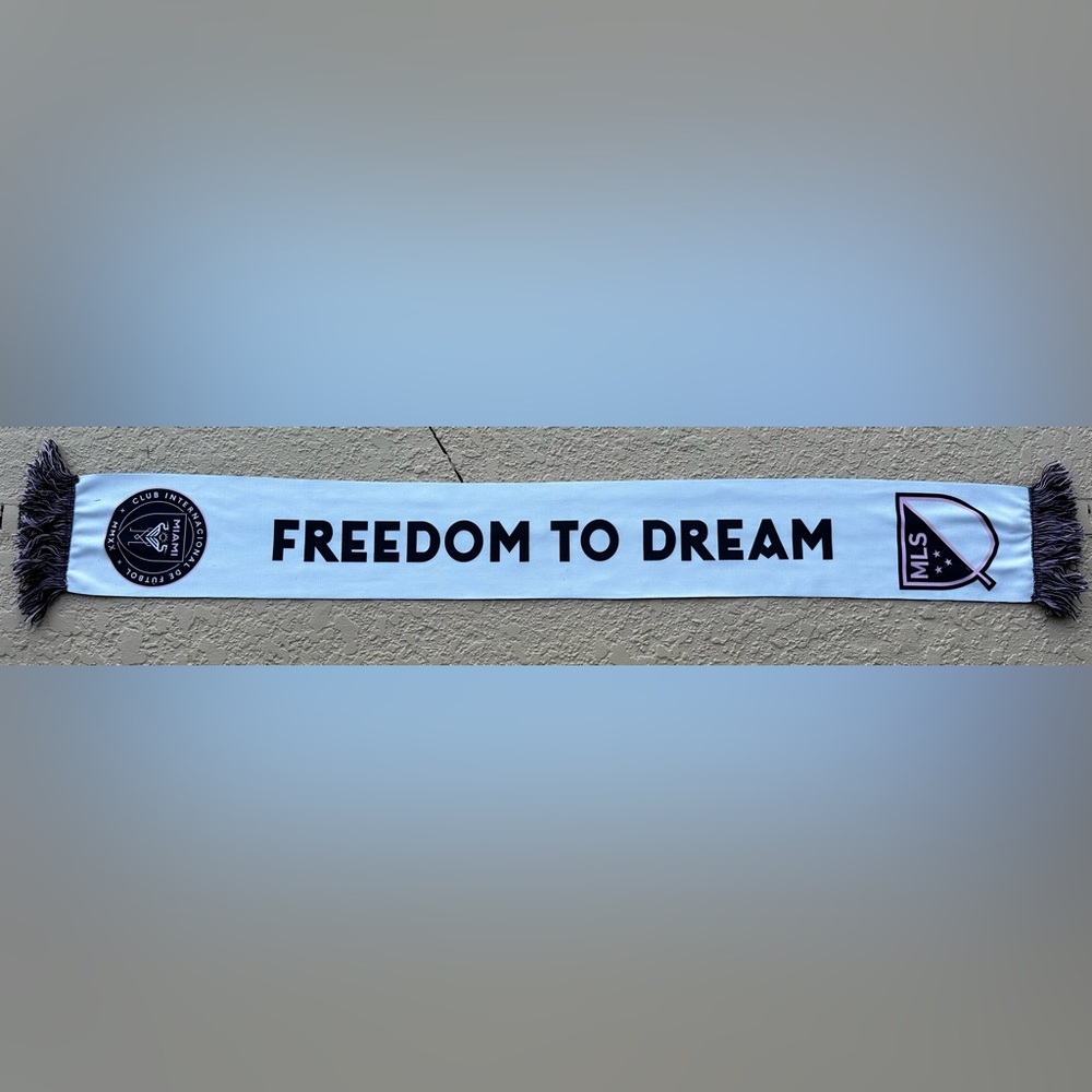 Inter Miami CF - Freedom To Dream - 2020 Inaugural Season Scarf - in VGC MESSI - Picture 3 of 4